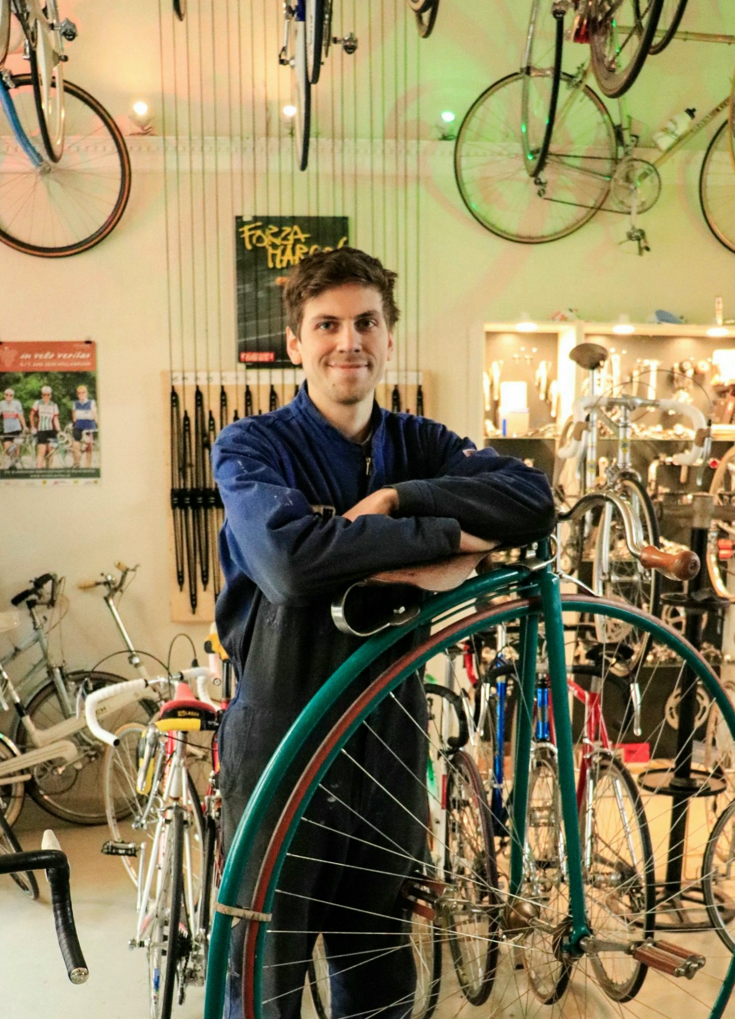 Ein Paradies für RennradFans. Jakob im Gespräch Fahrrad